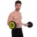 Штанга фіксована вигнута поліуретанова Zelart Urethane Barbell TA-2690-30 довжина-107см 30кг чорний-салатовий