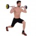 Штанга фіксована вигнута поліуретанова Zelart Urethane Barbell TA-2690-30 довжина-107см 30кг чорний-салатовий