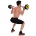 Штанга фіксована вигнута поліуретанова Zelart Urethane Barbell TA-2690-35 довжина-110см 35кг чорний-салатовий