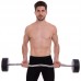 Штанга фіксована вигнута поліуретанова Zelart Urethane Barbell TA-2690-40 довжина-111см 40кг чорний-салатовий