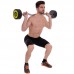 Штанга фіксована вигнута поліуретанова Zelart Urethane Barbell TA-2690-40 довжина-111см 40кг чорний-салатовий
