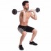 Штанга фіксована вигнута прогумована Rubber Hexagon Barbell Zelart TA-6231-20 довжина-95см 20кг чорний