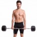 Штанга фіксована вигнута прогумована Rubber Hexagon Barbell Zelart TA-6231-50 довжина-95см 50кг чорний