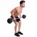 Штанга фіксована вигнута прогумована Rubber Hexagon Barbell Zelart TA-6231-50 довжина-95см 50кг чорний