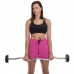 Штанга фіксована вигнута прогумована Zelart Rubber Coated Barbell TA-2687-10 довжина-95см 10кг чорний