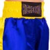 Штани для кікбоксингу дитячі MATSA KICKBOXING MA-6732 6-14років синій-жовтий
