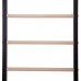 Шведська стінка-стійка SP-Planeta Fitness Wood L-6789 сталь дерево чорний-коричневий