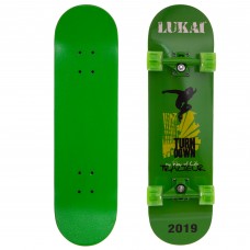 Скейтборд дерев'яний 31" LUKAI SK-1245-2 зелений