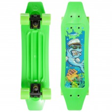 Скейтборд пластиковий FISH Duckbill 23" SK-418-7 салатовий