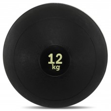 Слэмбол мяч набивной для кроссфита и фитнеса Slam Ball Record FI-5165-12 12кг чорний
