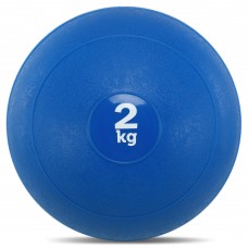 Слэмбол мяч набивной для кроссфита и фитнеса Slam Ball Record FI-5165-2 2к синій