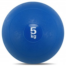 Слэмбол мяч набивной для кроссфита и фитнеса Slam Ball Record FI-5165-5 5кг синій