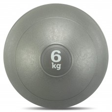 Слэмбол мяч набивной для кроссфита и фитнеса Slam Ball Record FI-5165-6 6к сірий