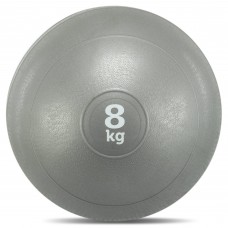 Слэмбол мяч набивной для кроссфита и фитнеса Slam Ball Record FI-5165-8 8кг сірий