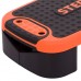 Степ-платформа балансувальна 4 в 1 MULTIFUNCTIONAL STEP Zelart FI-3996 53x36x14см чорний-помаранчевий