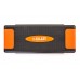 Степ-платформа для фітнесу та аеробіки 3 рівня висоти Zelart FI-6291 70-75x25x12-23см чорний-помаранчевий