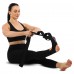 Стрічка стропа з петлями для розтяжки STRETCHING STRAP EZOUS I-01 8 петель чорний