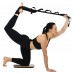 Стрічка стропа з петлями для розтяжки STRETCHING STRAP EZOUS I-01 8 петель чорний