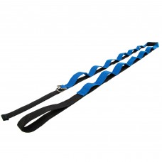 Стрічка стропа з петлями для розтяжки Stretch Strap з дверним якорем Record FI-6907 14 петель чорний-синій