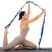 Стрічка стропа з петлями для розтяжки Stretch Strap з дверним якорем Record FI-6907 14 петель чорний-синій