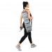 Сумка-чохол для йога килимка KINDFOLK Yoga bag SP-Sport FI-8362-3 сірий-синій