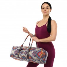 Сумка для йоги FODOKO Yoga bag SP-Sport FI-6970-1 сірий-помаранчевий