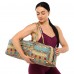 Сумка для йоги FODOKO Yoga bag SP-Sport FI-6970-3 бежевий-блакитний