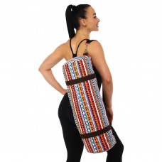 Сумка для йоги KINDFOLK Yoga bag SP-Sport FI-6969-4 помаранчевий-блакитний
