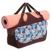 Сумка для йоги KINDFOLK Yoga bag SP-Sport FI-8366-2 рожевий-блакитний