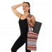 Сумка для йоги через плечо KINDFOLK Yoga bag SP-Sport FI-8364-1 помаранчевий-блакитний