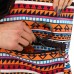 Сумка для йоги через плечо KINDFOLK Yoga bag SP-Sport FI-8364-1 помаранчевий-блакитний