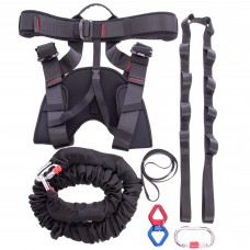 Тренажер для Банджі Фітнес BUNGEE SP-Sport FI-6900 чорний