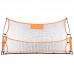 Тренажер футбольний відбивач ударів ребондер подвійний Quickster soccer trainer SP-Sport C-2847 2,1x1,2м помаранчевий-чорний