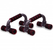 Упори для віджимань SP-Sport FI-1777 PUSH-UP BAR 12x23см сірий-червоний