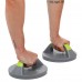 Упори для віджимань поворотні Zelart FI-9997 PUSH-UP Stand 20x2,2x8,2см сірий-салатовий