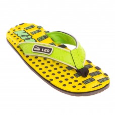 В'єтнамки для хлопчиків KITO EC4223-GREEN розмір 32-35 жовтий-салатовий