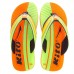 В'єтнамки для хлопчиків KITO ETGC9275-ORANGE розмір 32-35 помаранчевий-салатовий