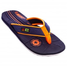 В'єтнамки підліткові для хлопчиків KITO KWE758-ORANGE розмір 36-39 темно-синій-помаранчевий